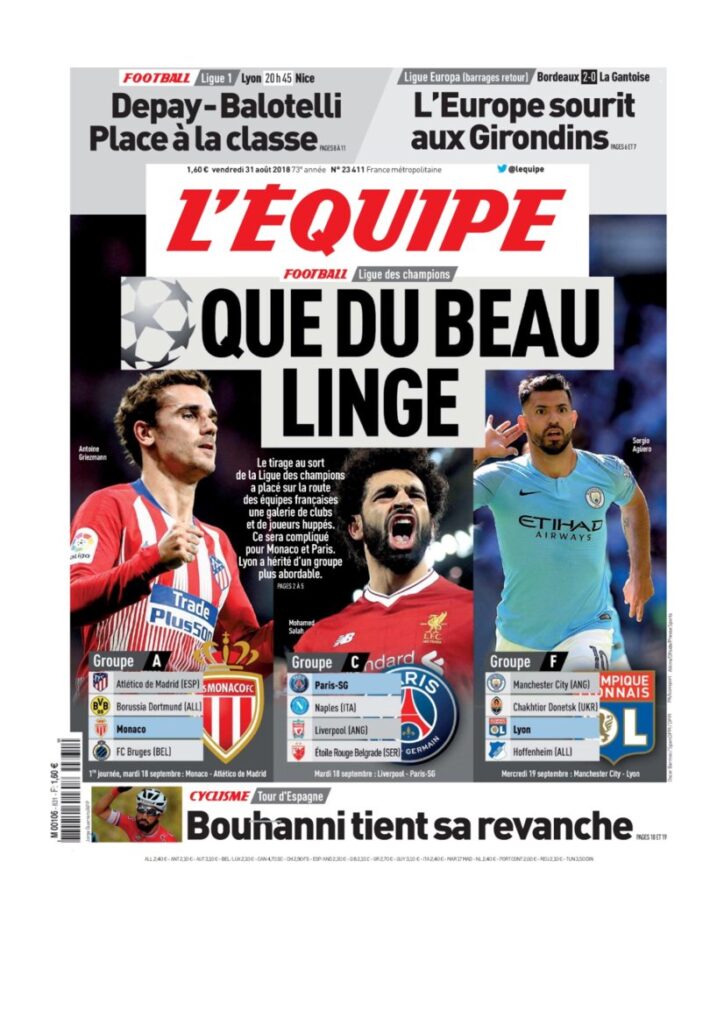 Rassegna Bianconera di venerdì 31 agosto 2018 3 T3 10