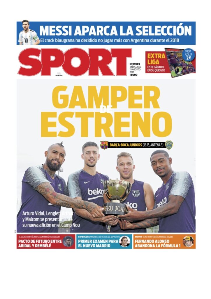 Rassegna Bianconera di mercoledì 15 agosto 2018 3 T3 2