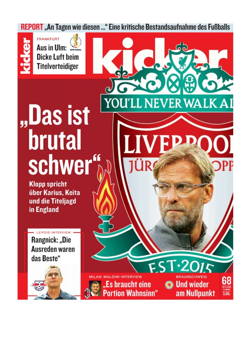 Rassegna Bianconera di lunedì 20 agosto 2018 36 T3 3