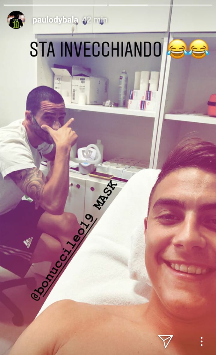 Dybala la butta sul ridere: «Bonucci sta invecchiando!» - FOTO 39 WhatsApp Image 2018 08 28 at 10.08.29