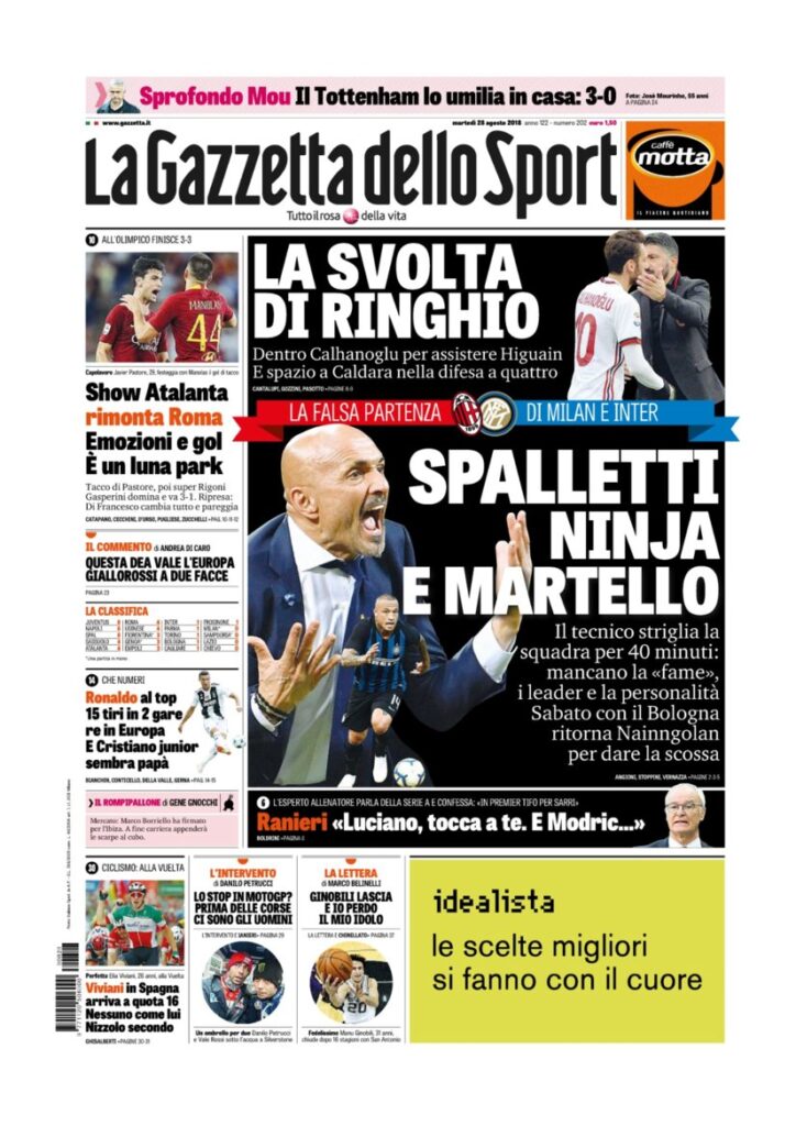 Rassegna Bianconera di martedì 28 agosto 2018 3 t2