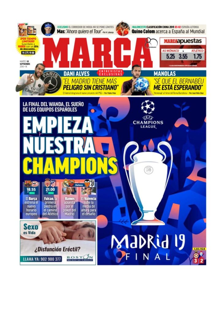 Rassegna Bianconera di martedì 18 settembre 2018 3 T1 14