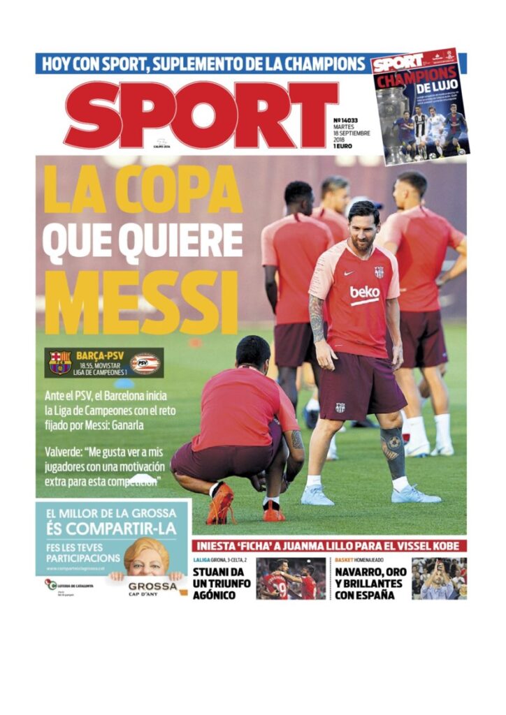 Rassegna Bianconera di martedì 18 settembre 2018 6 T4 10