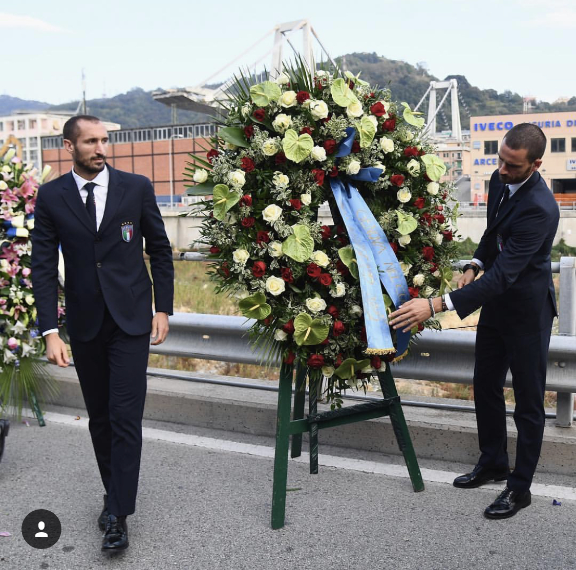 Chiellini colpito da Ponte Morandi: «Vicini ai familiari delle vittime» - FOTO 36 48606