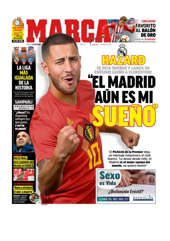 Rassegna Bianconera di martedì 9 ottobre 2018 6 T5 1