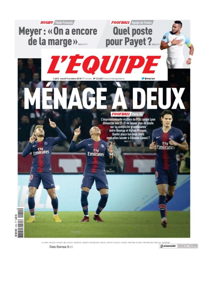 Rassegna Bianconera di martedì 9 ottobre 2018 4 T6