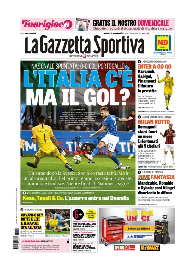 Rassegna Bianconera di domenica 18 novembre 2018 3 T2 12