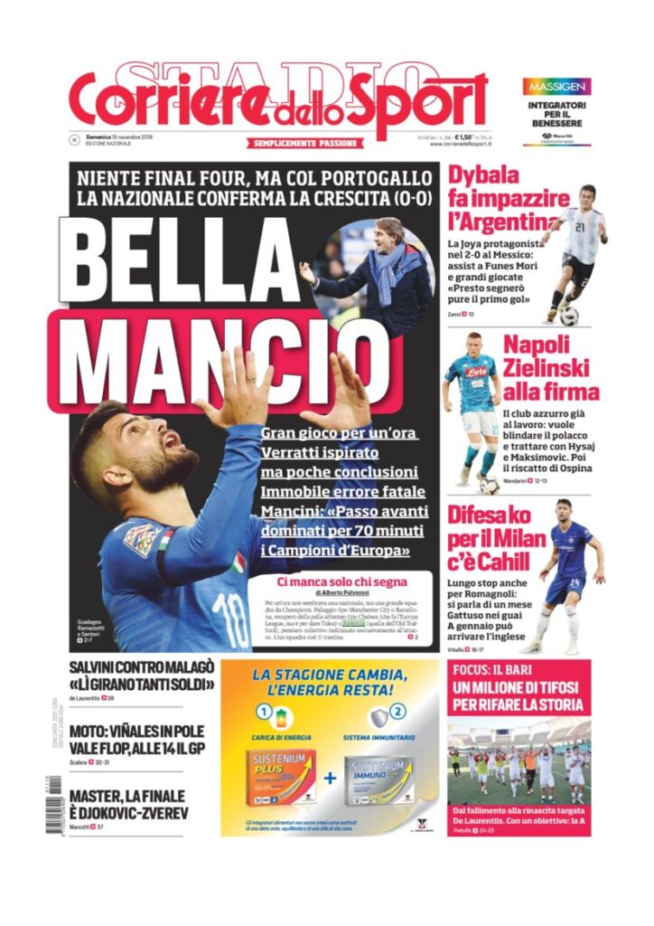 Rassegna Bianconera di domenica 18 novembre 2018 2 T4 12