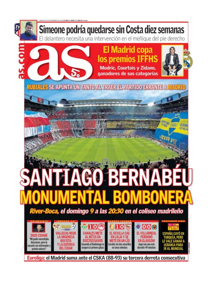 Rassegna Bianconera di venerdì 30novembre 2018 6 T6 6