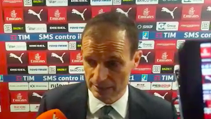 Allegri: «Bonucci? No, nessuno sgabello. Siamo stati bravi a rialzarci» - VIDEO 36 allegri milan