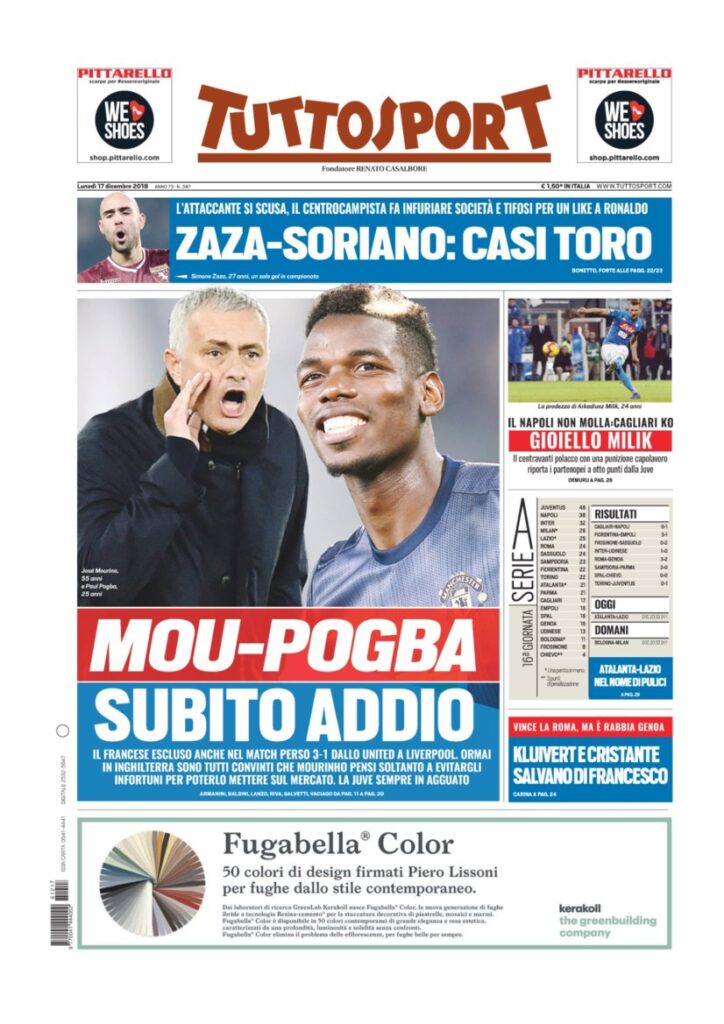 Rassegna Bianconera di lunedì 17 dicembre 2018 1 T1 16