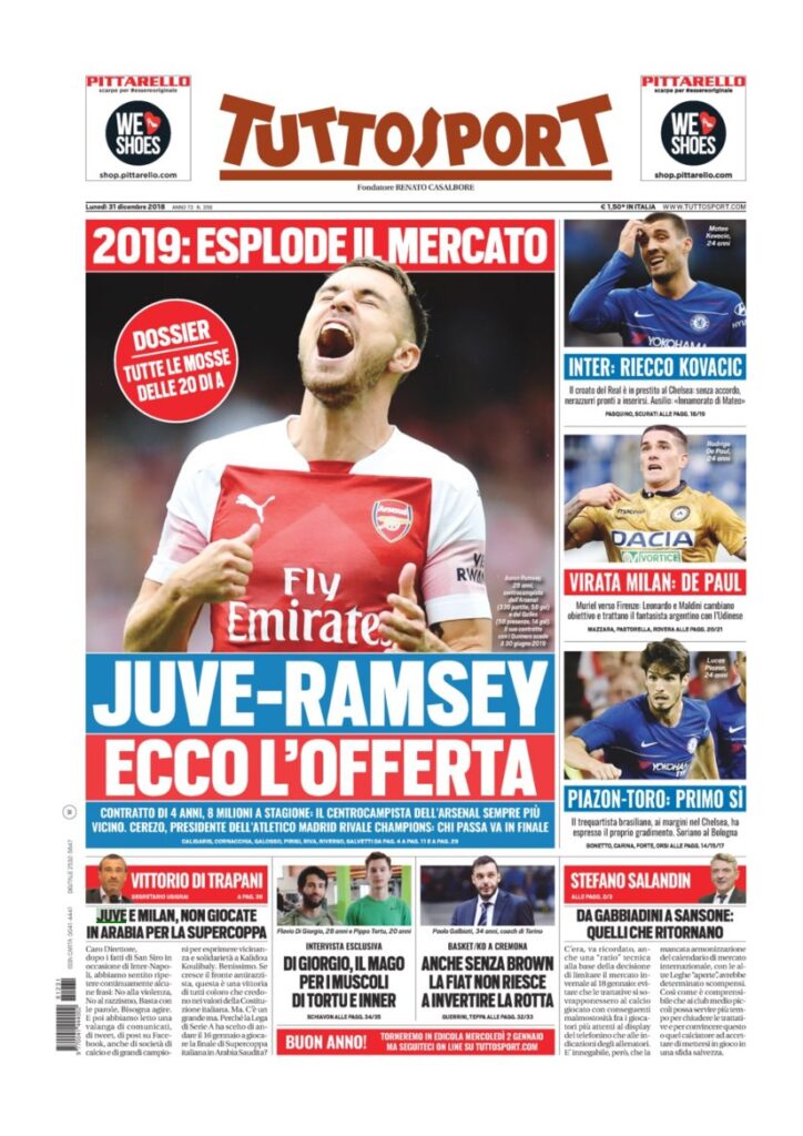 Rassegna Bianconera di lunedì 31 dicembre 2018 1 T1 23