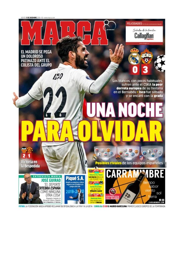 Rassegna Bianconera di giovedì 13 dicembre 2018 2 T2 12