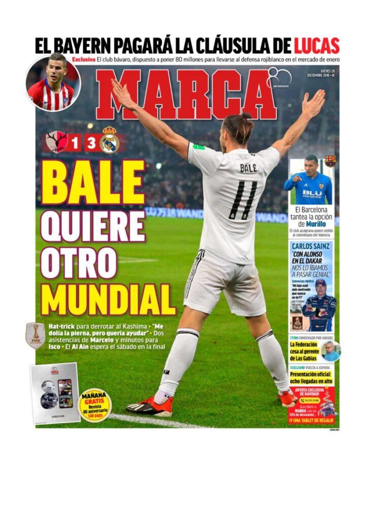 Rassegna Bianconera di giovedì 20 dicembre 2018 2 T2 18