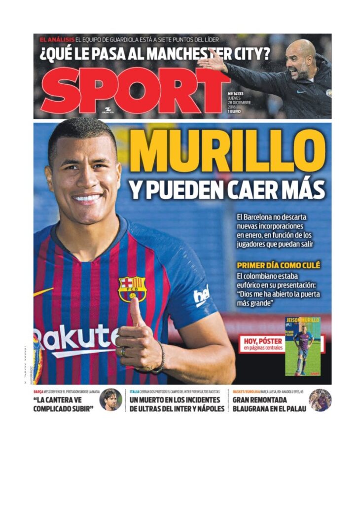 Rassegna Bianconera di venerdì 28 dicembre 2018 2 T2 21