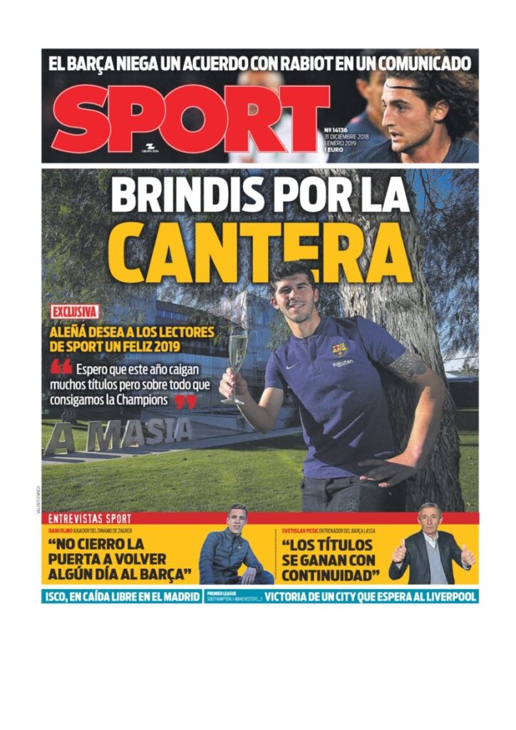 Rassegna Bianconera di lunedì 31 dicembre 2018 2 T2 23