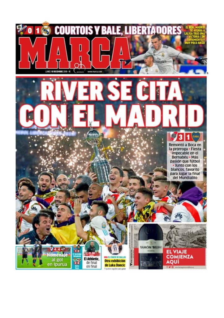 Rassegna Bianconera di lunedì 10 dicembre 2018 5 T3 8