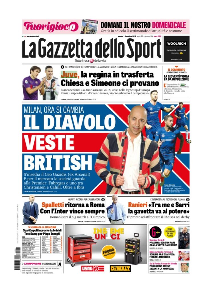 Rassegna Bianconera di sabato 1 dicembre 2018 4 T4