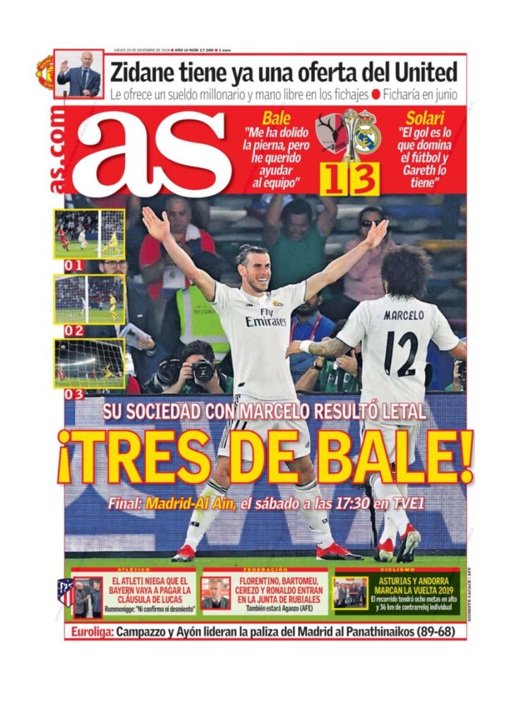 Rassegna Bianconera di giovedì 20 dicembre 2018 6 T6 8