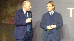 Nedved Marotta, incontro inatteso al Golden Boy! La reazione dei due – VIDEO