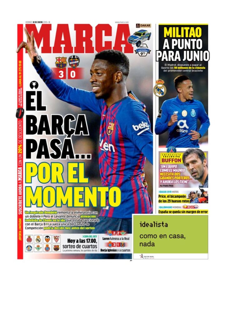 Rassegna bianconera di venerdì 18 gennaio 2019 2 T2 8