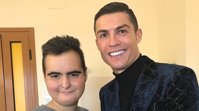 Andrea e l'incontro con CR7: «Mamma, mi tremano le gambe» 36 ronaldo andrea