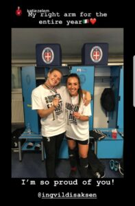 L'addio di Isaksen: i messaggi delle ex compagne bianconere - GALLERY 45 20190222 205838