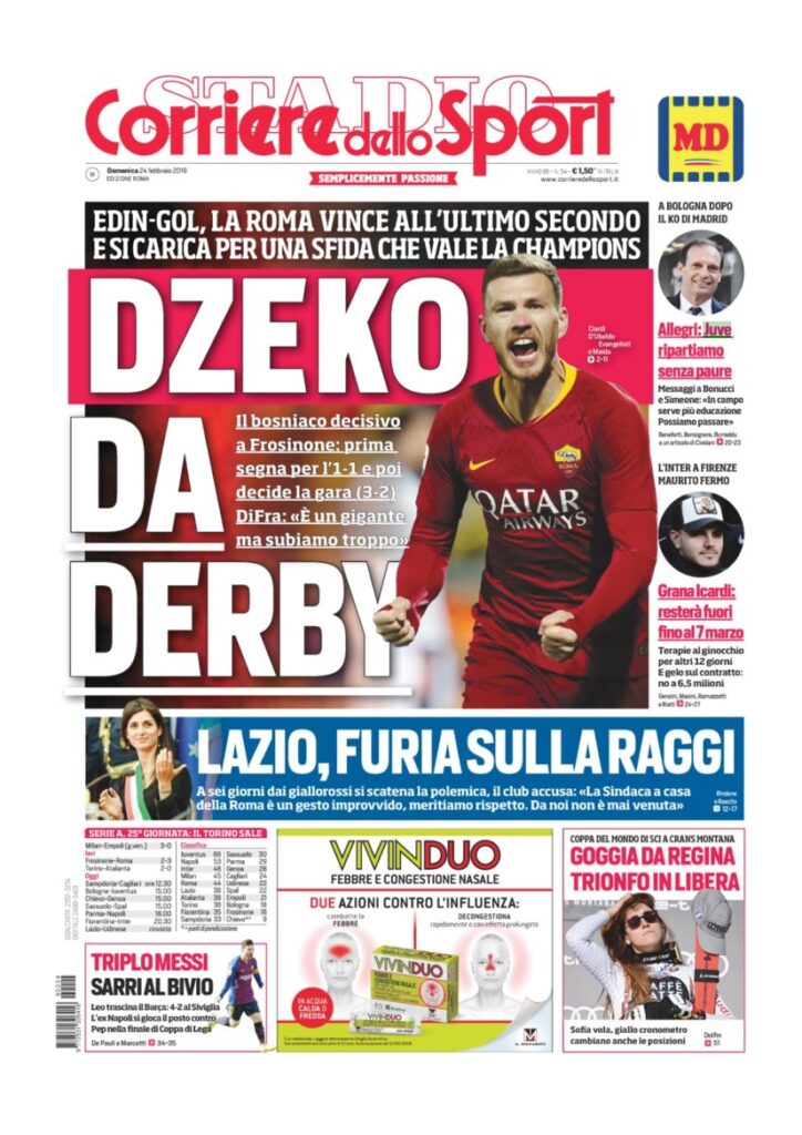 Rassegna Bianconera di domenica 24 febbraio 2019 3 T3 20