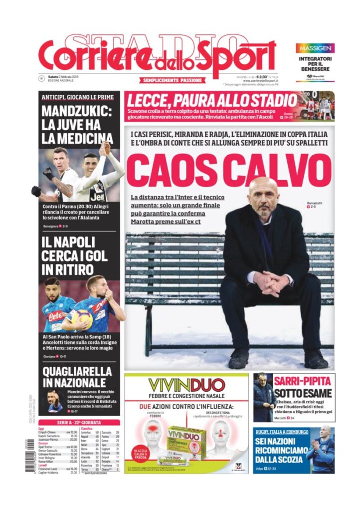 Rassegna Bianconera di sabato 2 febbraio 2019 4 T4 1