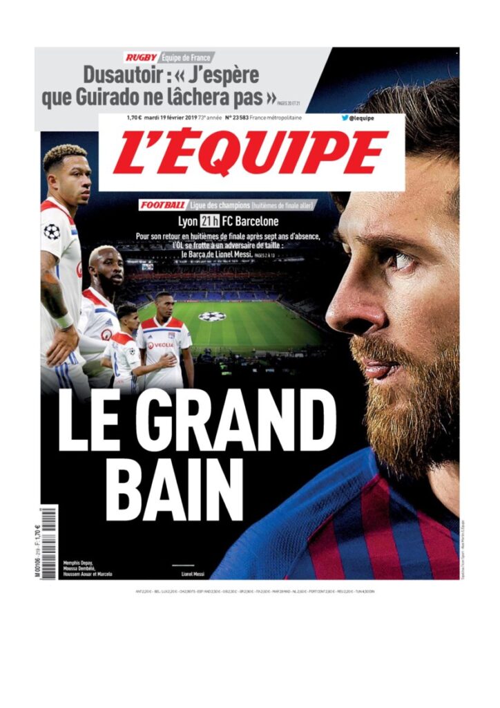 Rassegna Bianconera di martedì 19 febbraio 2019 4 T4 14