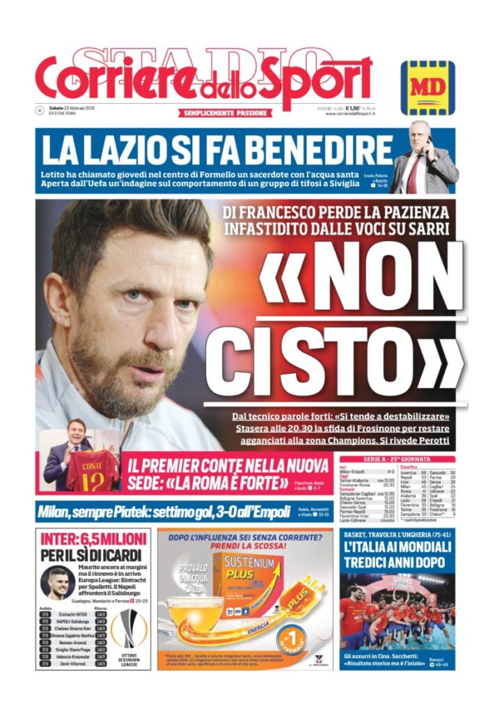 Rassegna Bianconera di sabato 23 febbraio 2019 5 T4 18