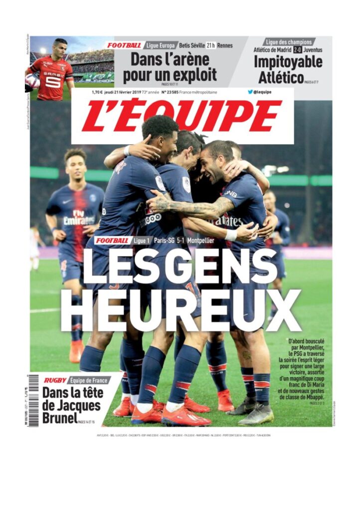 Rassegna Bianconera di giovedì 21 febbraio 2019 5 T5 10