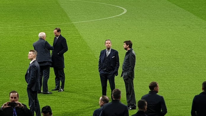 Walk around Juve: bianconeri sul prato del Wanda Metropolitano - VIDEO 36 walk around