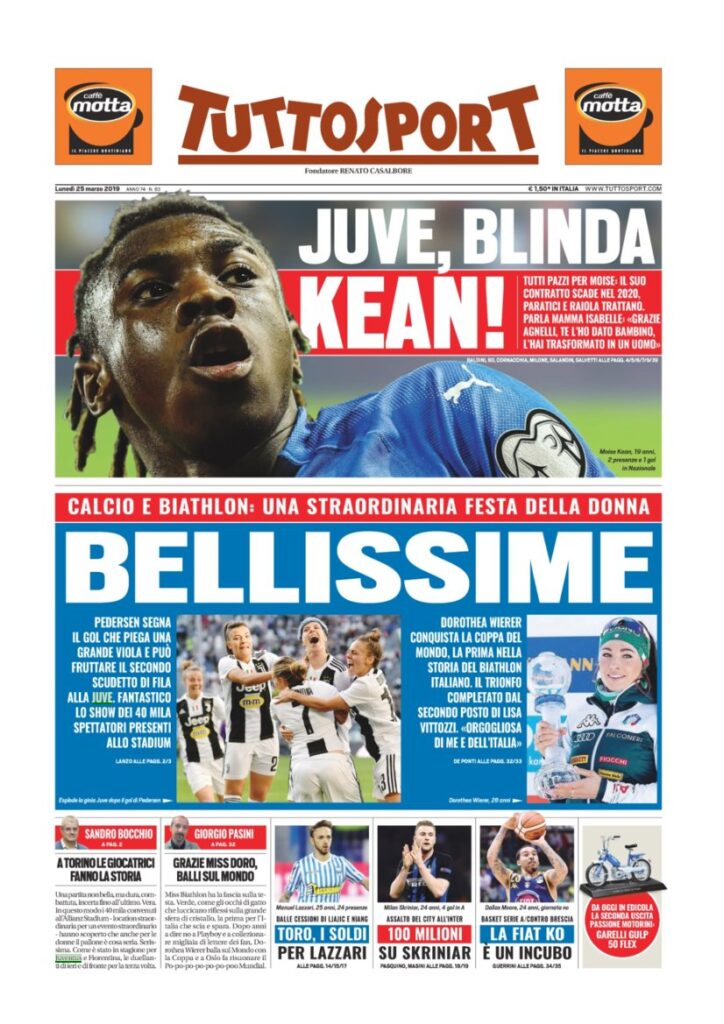 Rassegna Bianconera di lunedì 25 marzo 2019 1 T1 7