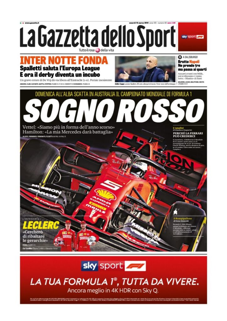 Rassegna Bianconera di venerdì 15 marzo 2019 2 T2 2