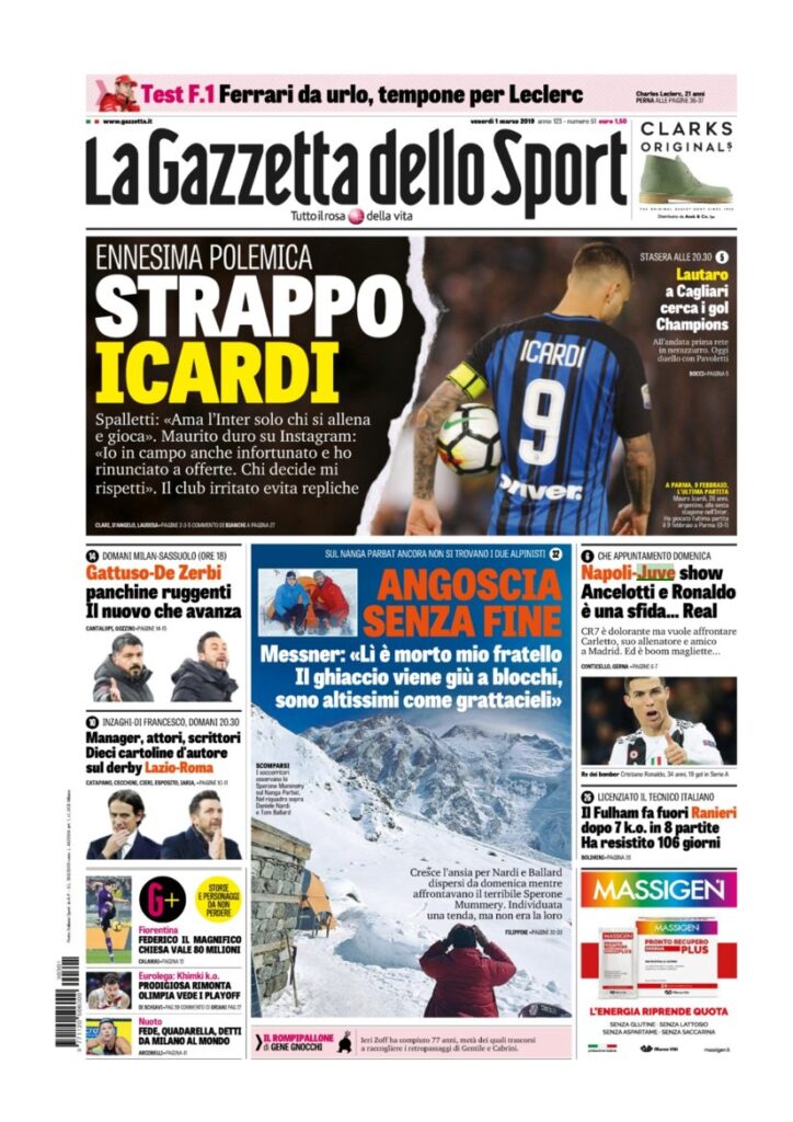 Rassegna Bianconera di venerdì 1 marzo 2019 3 T3