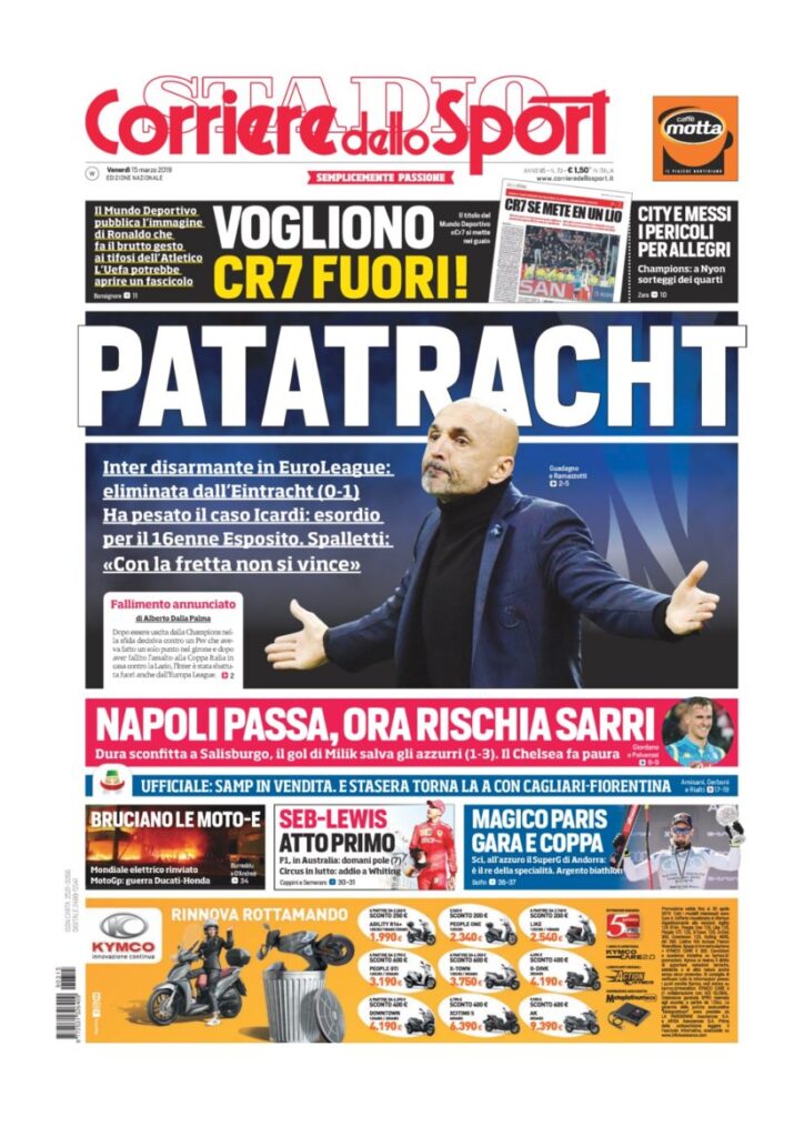 Rassegna Bianconera di venerdì 15 marzo 2019 4 T4 2