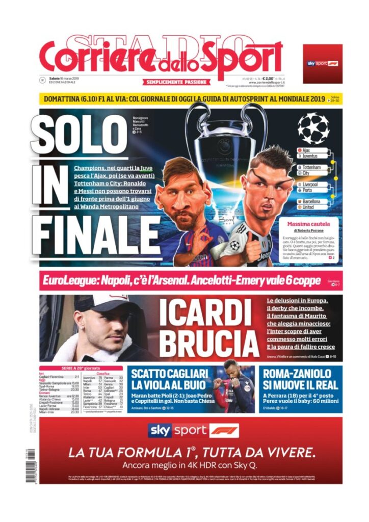 Rassegna Bianconera di sabato 16marzo 2019 4 T4 3