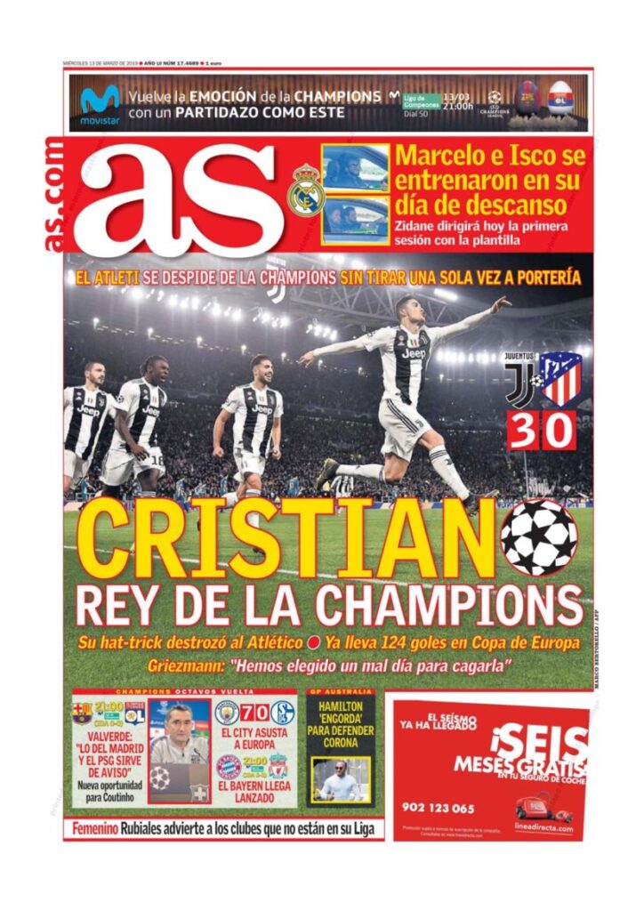 Rassegna Bianconera di mercoledì 13 marzo 2019 6 T6 1