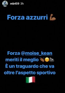 Balotelli a Kean: «Forza Moise, meriti il meglio» - FOTO 39 balotelli kean messaggio instagram