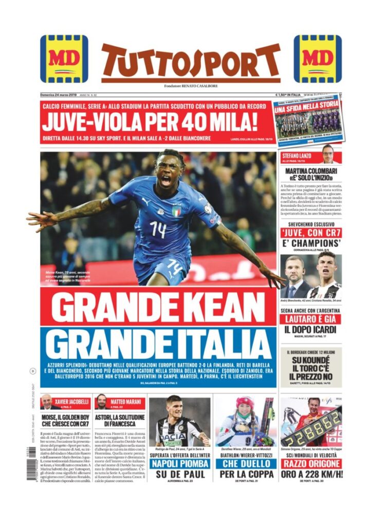 Rassegna Bianconera di domenica 24 marzo 2019 2 t1 4