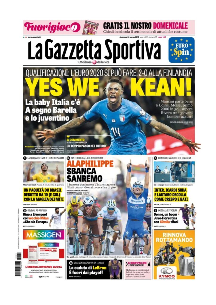 Rassegna Bianconera di domenica 24 marzo 2019 4 t2 5