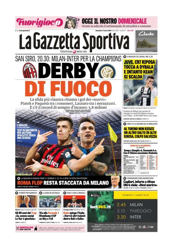 Rassegna Bianconera di domenica 17 marzo 2019 2 t2