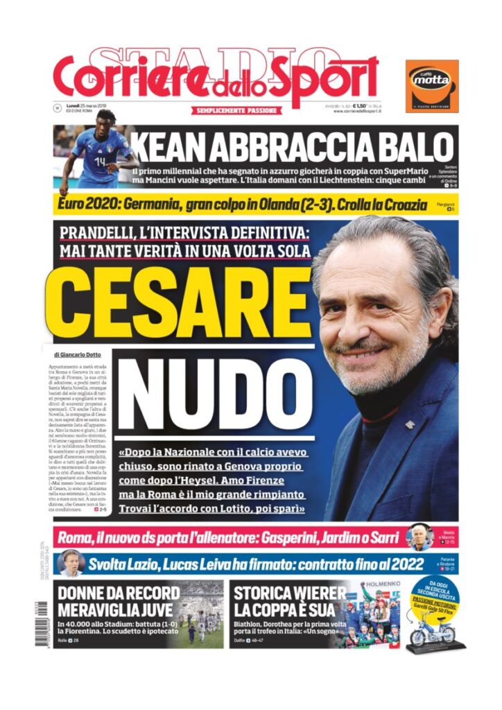 Rassegna Bianconera di lunedì 25 marzo 2019 3 t3 6