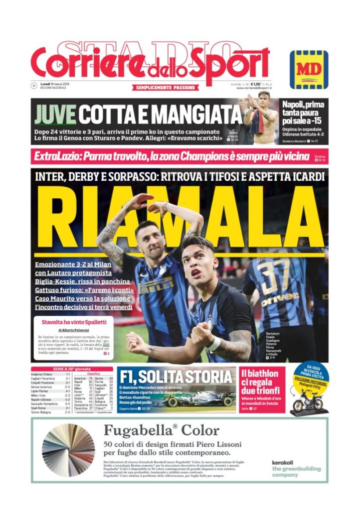 Rassegna Bianconera di lunedì 18 marzo 2019 5 t5