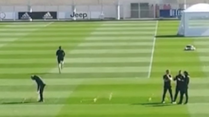 Barzagli lavora a parte nella rifinitura pre Juventus-Ajax - VIDEO 36 barzagli allenamento continassa