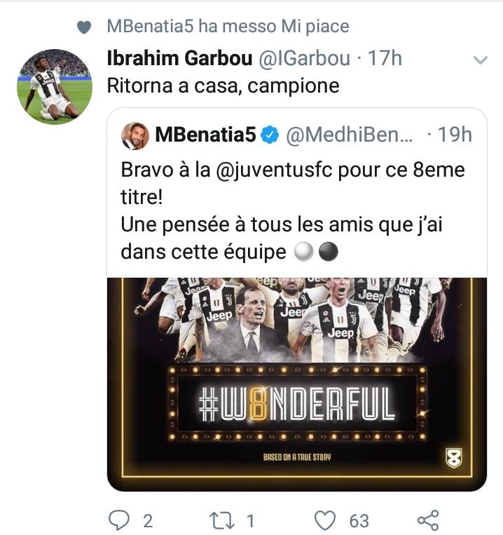 Benatia, nostalgia della Juve? Il difensore mette un like sospetto - FOTO 39 benatia social