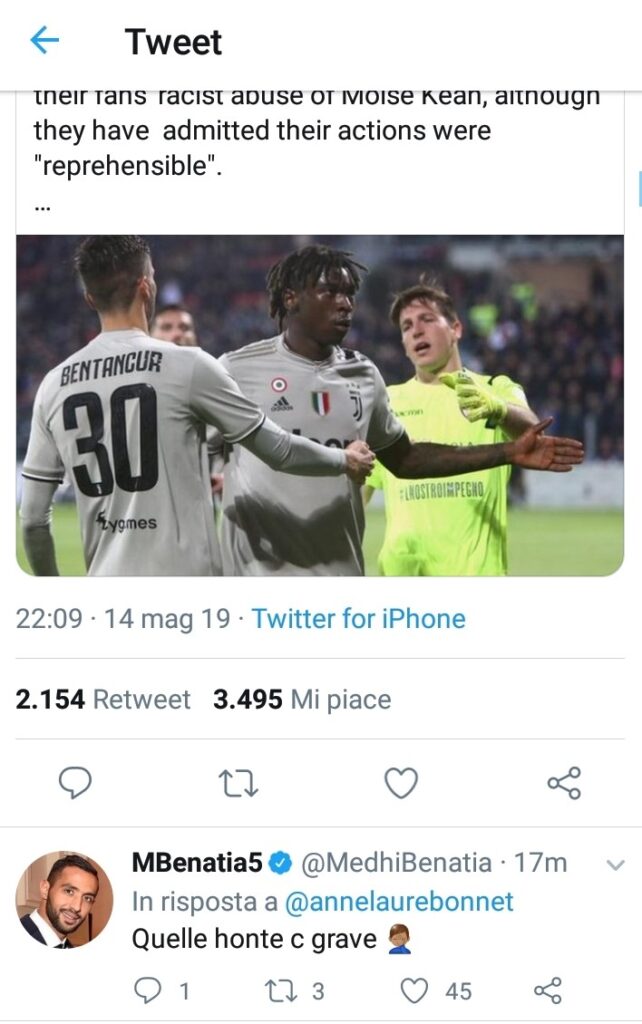 Insulti razzisti a Kean e Matuidi, niente multa: Benatia furibondo - FOTO 39 benatia