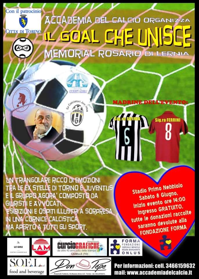 «Il Goal che unisce»: vecchie glorie Juve e tanti ospiti per l'evento 39 il goal che unisce