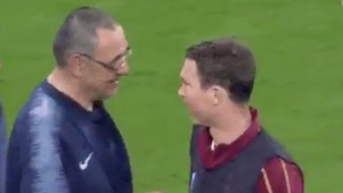 Labiale Sarri-Lichtsteiner: che cosa si sono detti - VIDEO 38 sarri-lichsteiner